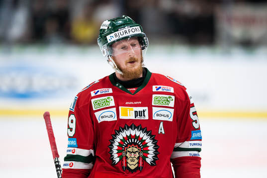 Frölundas Simon Hjalmarsson deppar