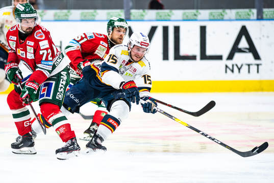 Frölundas Patrik Carlsson och Djurgårdens Jakob Lilja
