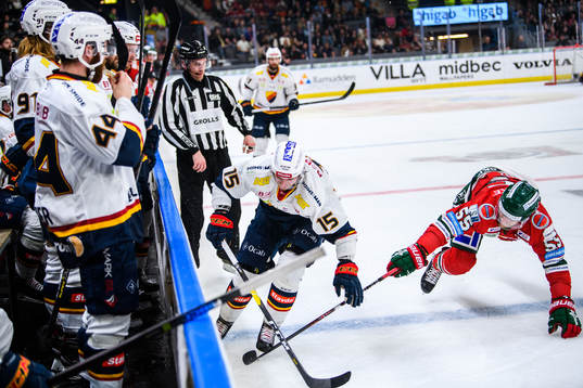 Djurgårdens Jakob Lilja och Frölundas David Printz