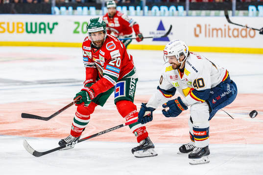 Frölundas Joel Lundqvist och Djurgårdens Jacob Josefson