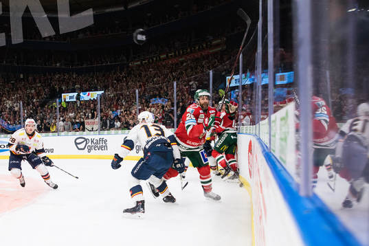 Frölundas Joel Lundqvist och Djurgårdens Petteri Wirtanen