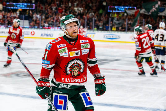 Frölundas Ryan Lasch jublar