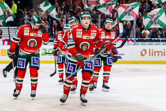 Frölundas Jacob Peterson jublar