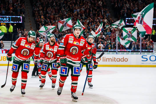 Frölundas Jacob Peterson jublar