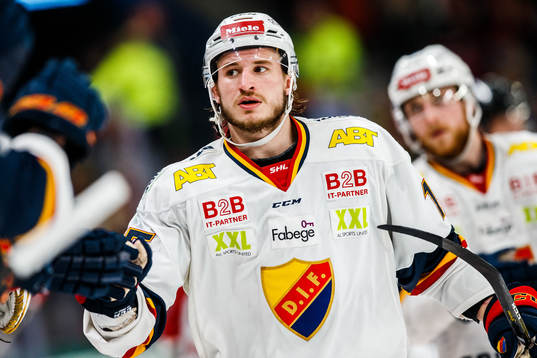 Djurgårdens Jakob Lilja jublar