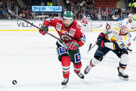 Frölundas Sebastian Stålberg och Djurgårdens Jakob Lilja