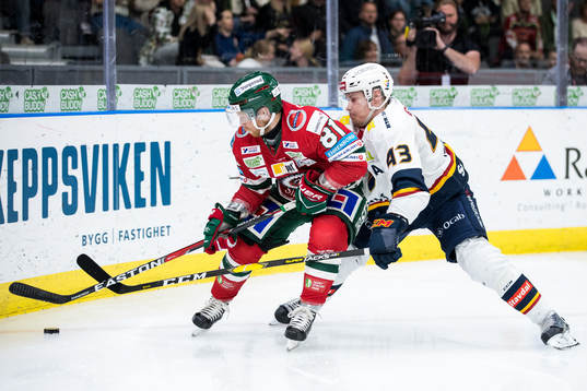 Frölundas Ryan Lasch och Djurgårdens Tom Nilsson