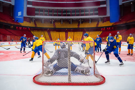 Goalkeeper Henrik Lundqvist