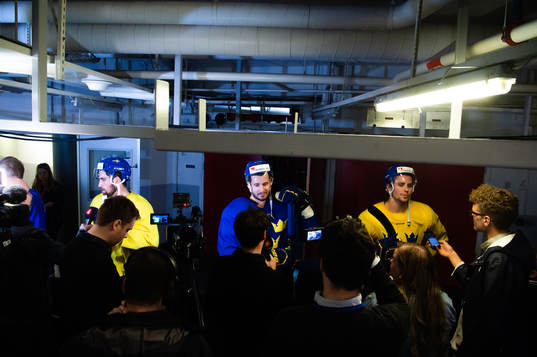 Erik Gustafsson, Oliver Ekman Larsson and Adrian Kempe