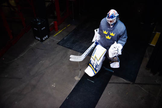 Goalkeeper Henrik Lundqvist