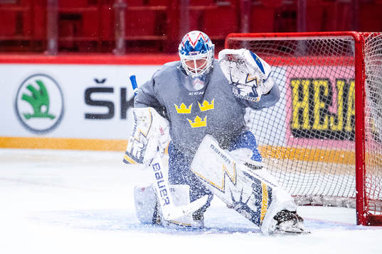 Goalkeeper Henrik Lundqvist