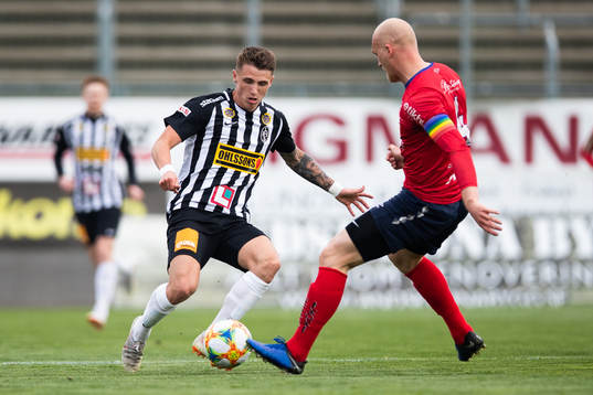 Landskronas Hampus Ferhm och Tvååkers Viktor Nilsson