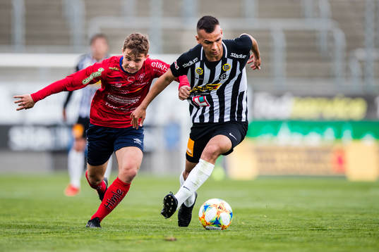 Tvååkers Axel Berggren och Landskronas Sumar Almadjed