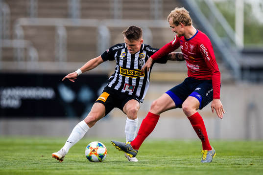 Landskronas Hampus Ferhm och Tvååkers Johan Persson