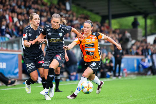 Göteborgs Vilde Böe Risa och Kristianstads Alice Nilsson