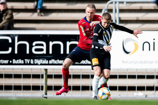 Tvååkers Eric Nilsson och Landskronas Jacob Ondrejka