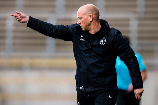 Landskronas tränare Billy Magnusson
