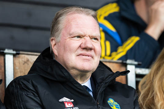Svenska Fotbollsförbundets ordförande Karl-Erik Nilsson