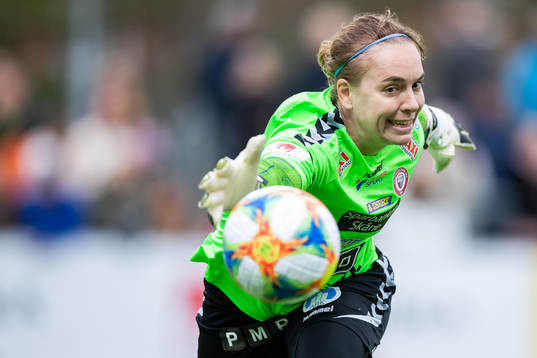 Kristianstads målvakt Brett Elisabeth Maron