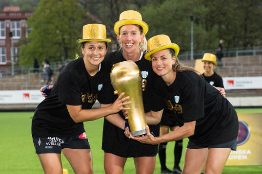 Göteborgs Taylor Leach, Julia Roddar och Beata Kollmats