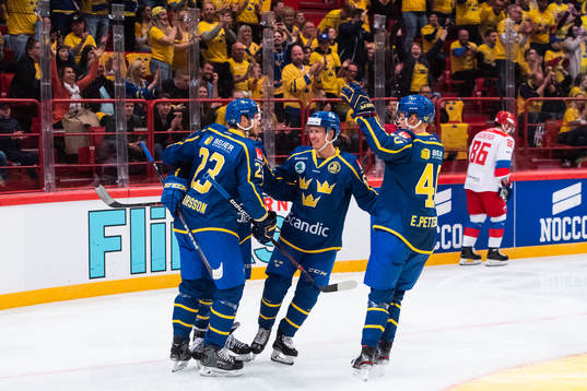 Oliver Ekman Larsson, Joakim Nygård and Elias Pettersson