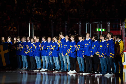 The Swedish ice hockey team who won gold in the IIHF U18