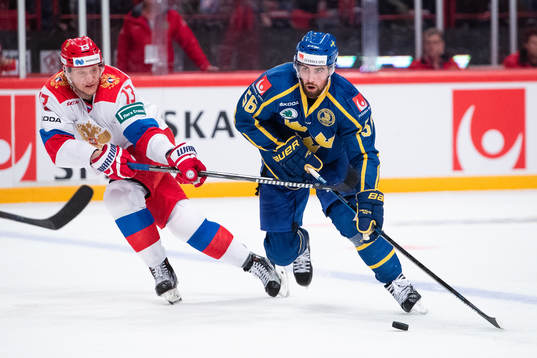 Sergei Andronov of Russia and Erik Gustafsson of Sweden