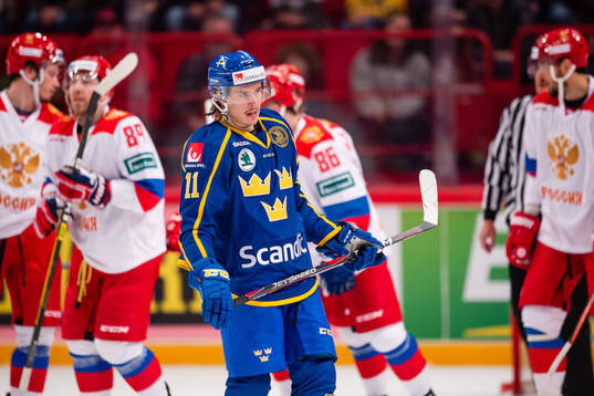 Joakim Nygård of Sweden looks dejected