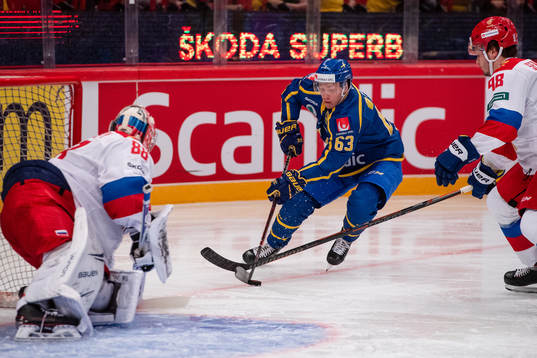 Jesper Bratt of Sweden