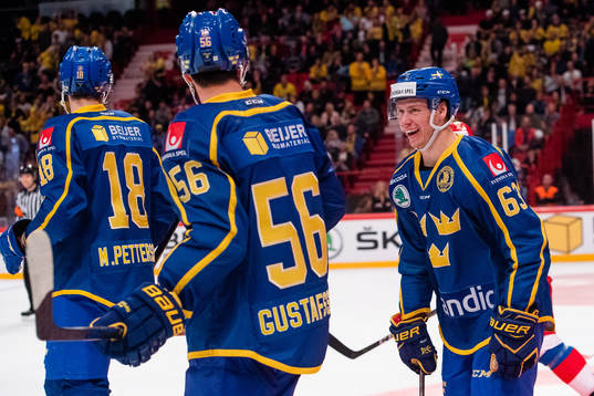Jesper Bratt of Sweden