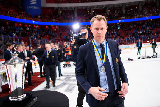 Djurgårdens tränare Robert Ohlsson deppar