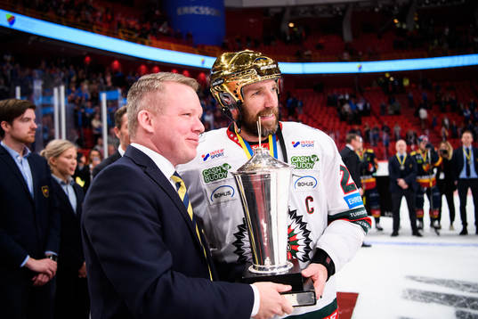 Ordföranden för Svenska Ishockeyförbundet Anders Larsson