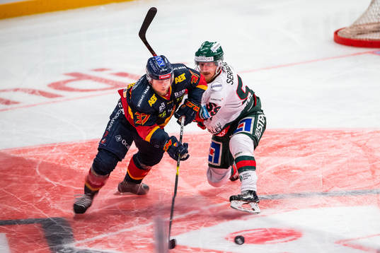 Djurgårdens Jesper Pettersson och Frölundas Simon