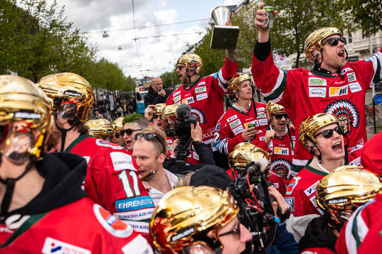 Frölunda firar SM-guldet
