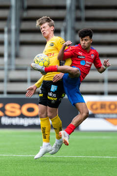 Helsingborgs Othmane Salama och Elfsborgs Oliver Zandén