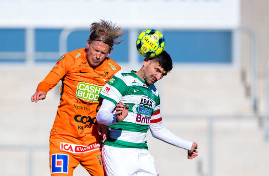 Varbergs Hampus Zackrisson och Västerås Ilir Berisha