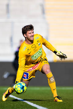 Varbergs målvakt August Strömberg