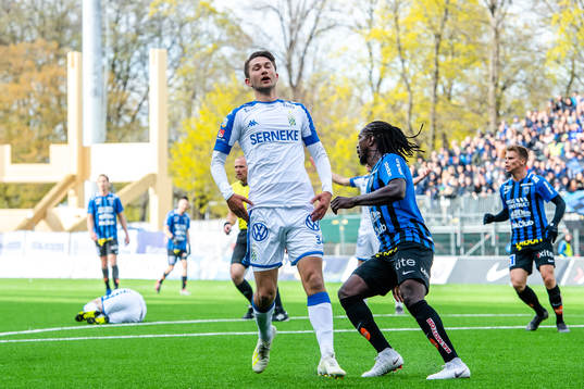 IFK Göteborgs Måns Saebbö deppar