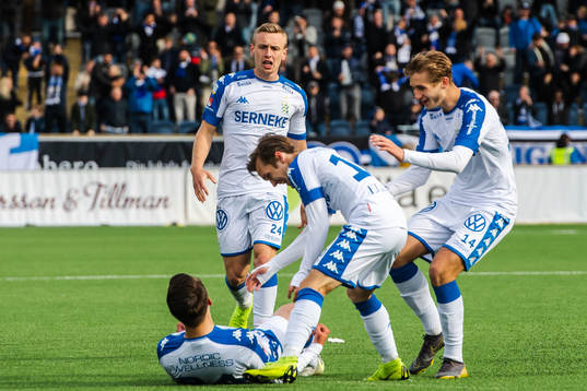 IFK Göteborgs Måns Saebbö, Benjamin Nygren och Patrik