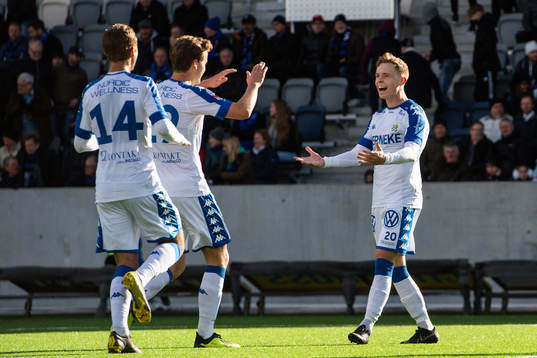 IFK Göteborgs Benjamin Nygren, August Erlingmark och