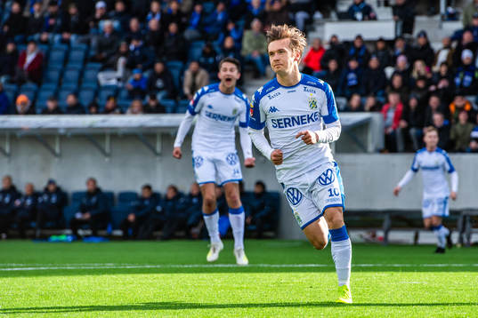 IFK Göteborgs Patrik Karlsson Lagemyr jublar