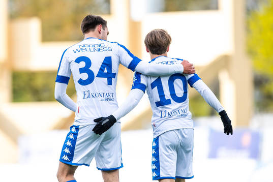 IFK Göteborgs Måns Saebbö och Patrik Karlsson Lagemyr