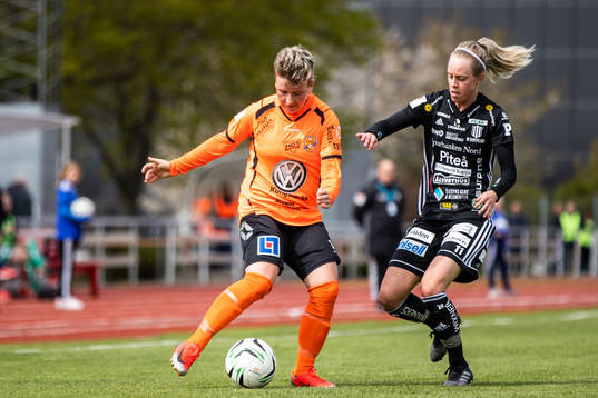 Kungsbackas Andrea Hercze och Piteås Cecilia Edlund
