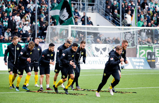 Hammarbyspelarna värmer upp