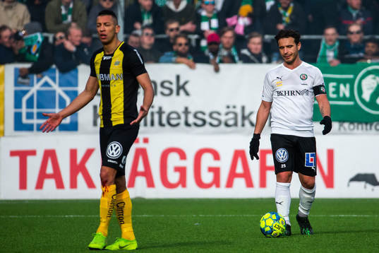 Hammarbys Nikola Djurdjic och Örebros Nordin Gerzic