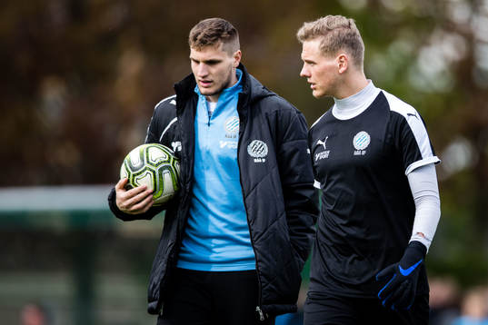 Råås målvakt Hugo Jacobsson och målvakt Marcus Werner