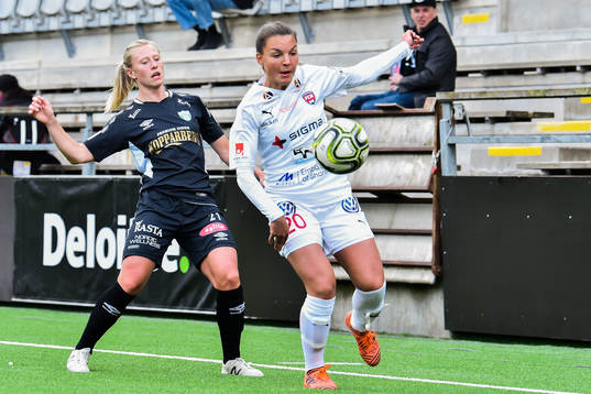 Göteborgs Rebecka Blomqvist och Rosengårds Rosengårds