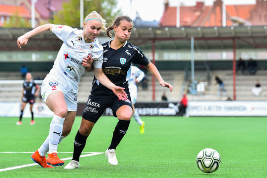Rosengårds Mie Leth Jans och Göteborgs Julia Zigiotti Olme