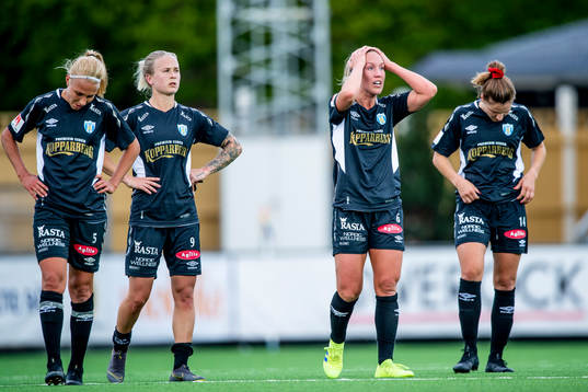 Göteborgs Emma Koivisto, Filippa Curmark, Julia Roddar och