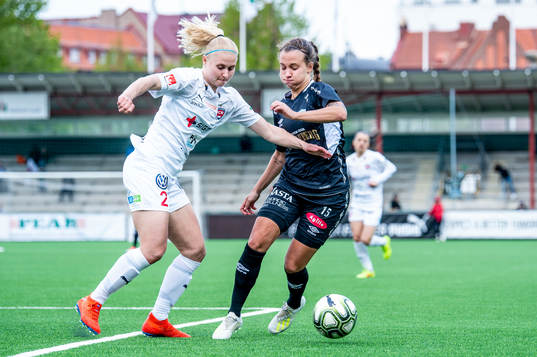 Rosengårds Mie Leth Jans mot Göteborgs Julia Zigiotti Olme